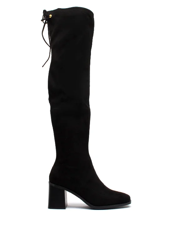 women's boots for clubbingXti Womens Thigh High Heeled Boots, Black