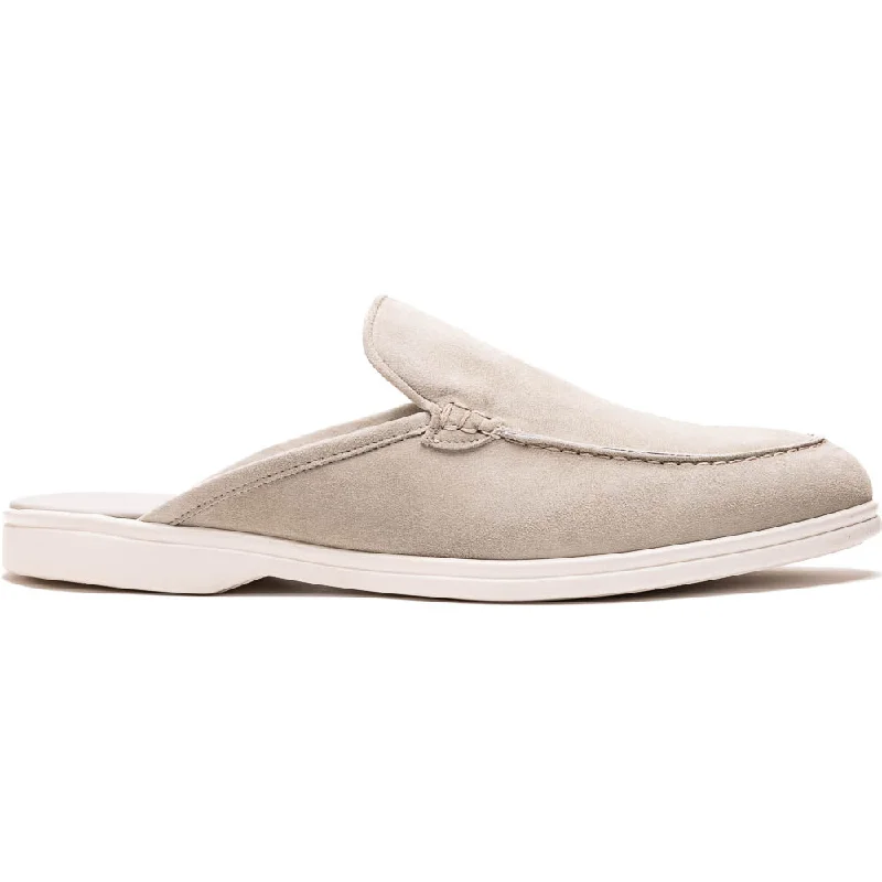 Men's loafers with a tassel front for a classic look06-112-GRY SORO Sueded Italian Goatskin Mule Grey