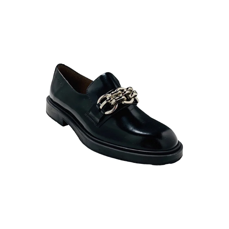 Men's loafers with a cushioned footbedB9103 Black Flat Moccasin