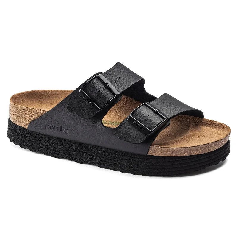 Men's sandals with a decorative buckle or charmBirkenstock Arizona Platform Vegan