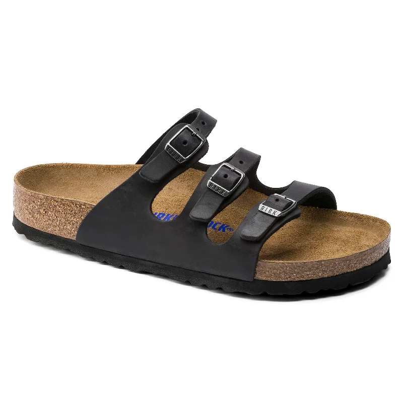 Men's sandals with a wide strap for supportBirkenstock Florida Soft Footbed