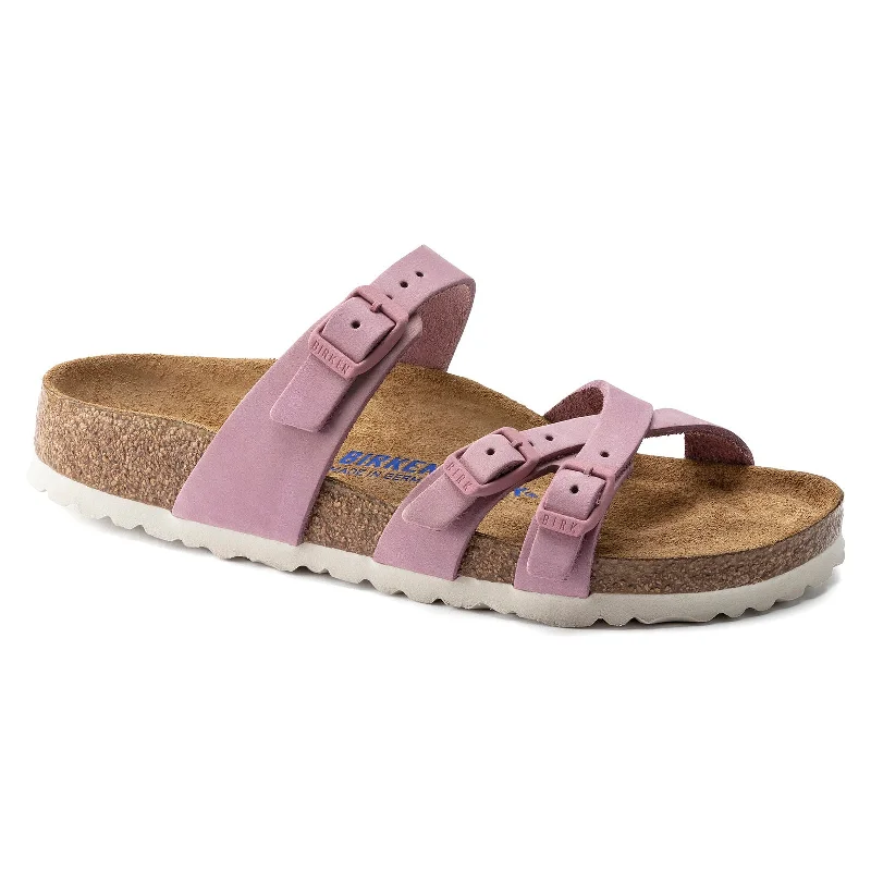 Men's sandals with a rubber sole for tractionBirkenstock Franca Soft Footbed