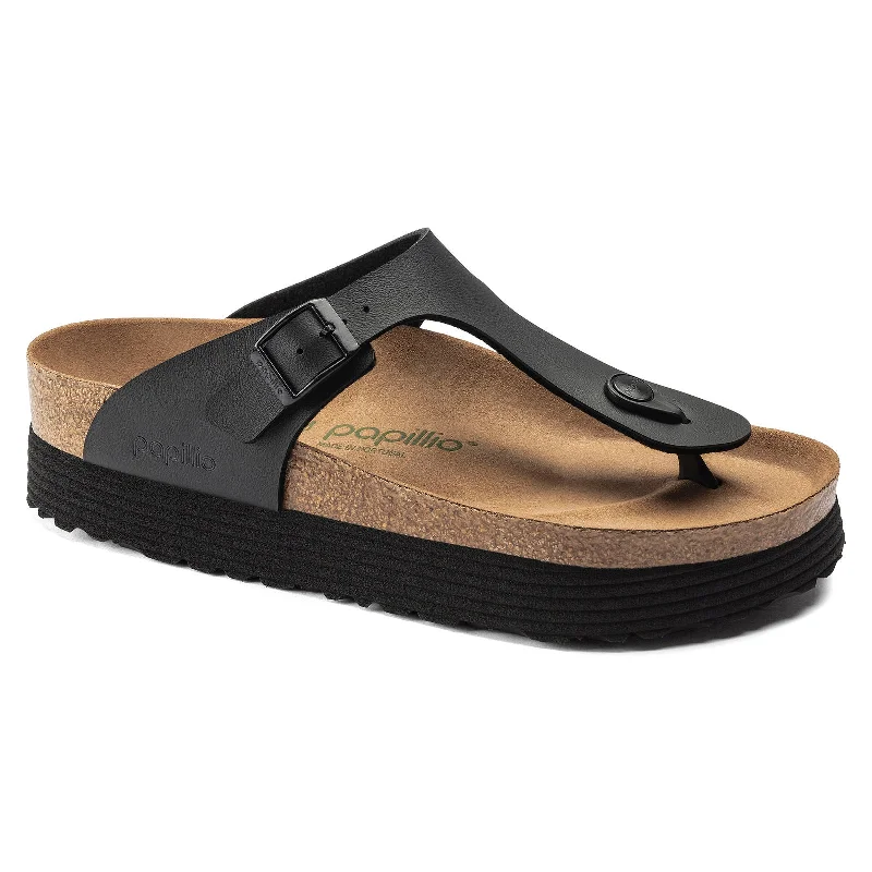 Men's sandals with a padded heelBirkenstock Gizeh Platform Vegan