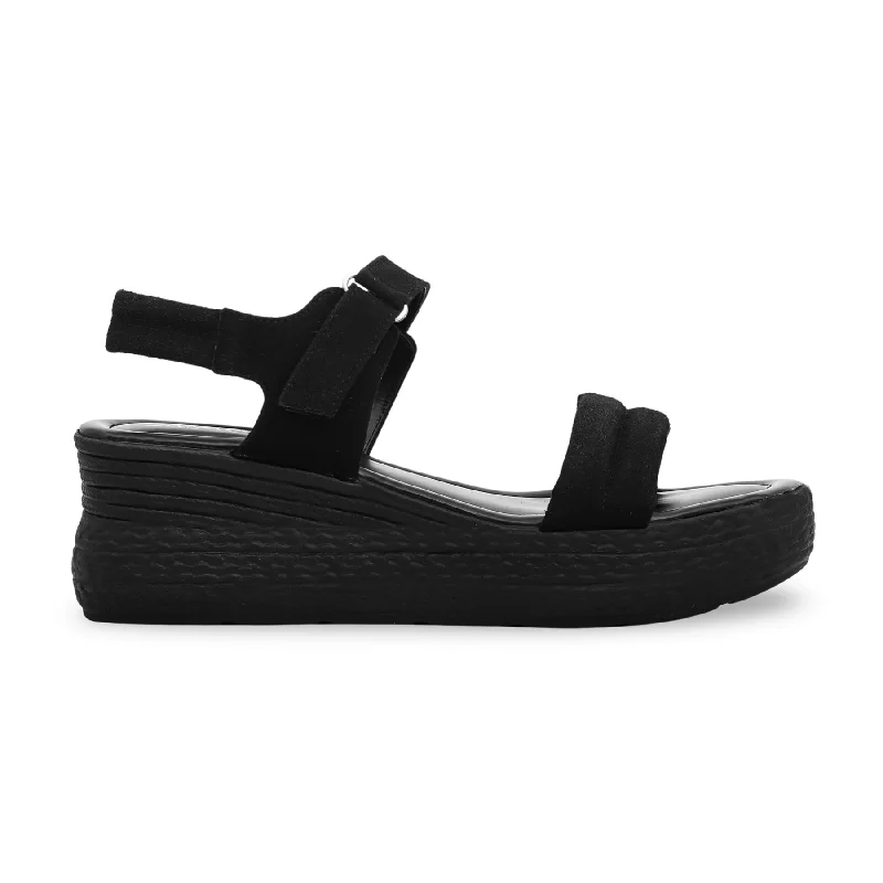 Men's sandals in a neutral color like black or brownWomen Black Formal Sandal PU0218