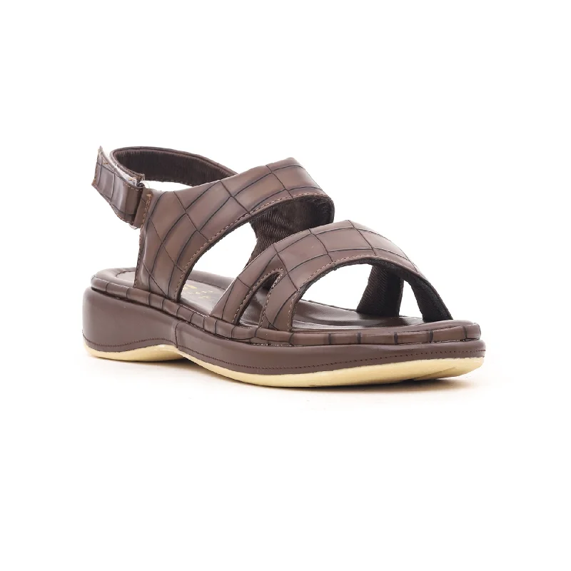 Flip - flop style men's sandals for beach wearBrown Formal Sandals LFR411