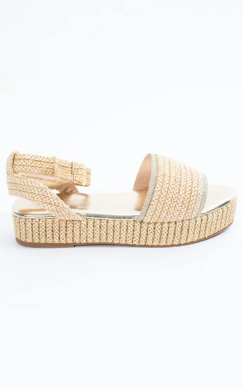 Men's sandals with a buckle closureCleo Sandals | Beige