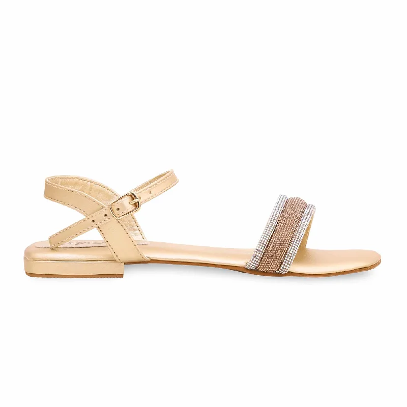 Men's sandals with a toe post designGolden Fancy Sandal FN5798