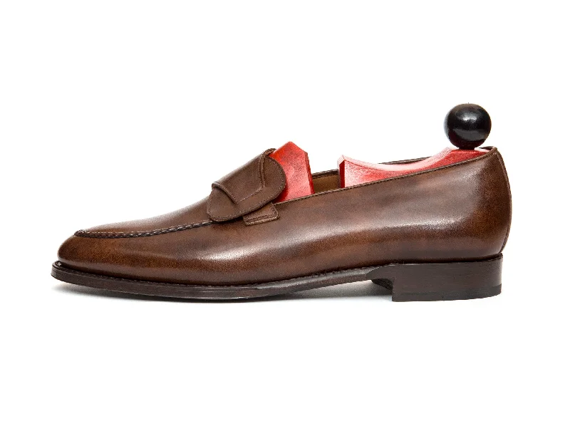 Men's loafers with a tassel front for a classic lookHawthorne - MTO - Walnut Museum Calf - TMG Last - Single Leather Sole