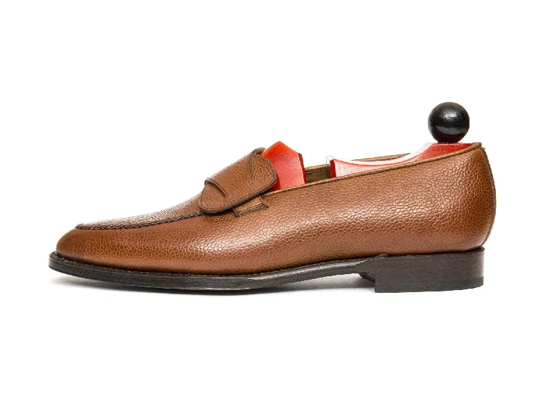 Men's loafers with a memory foam insoleHawthorne - MTO - Tan Soft Grain - TMG Last - Single Leather Sole