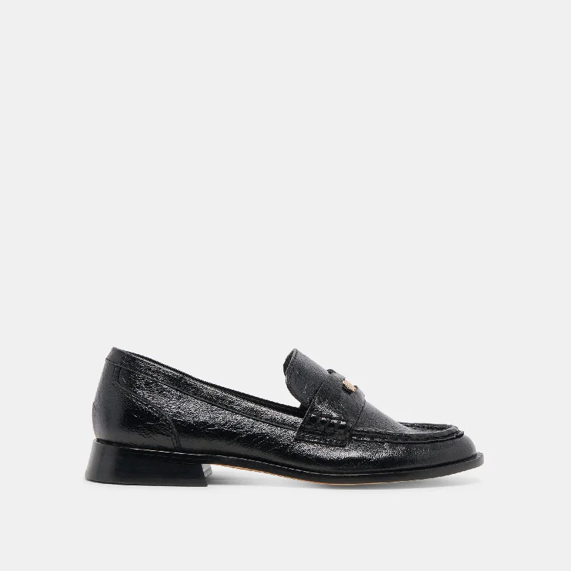 Men's loafers with a decorative buckleHILLY LOAFERS MIDNIGHT COIN