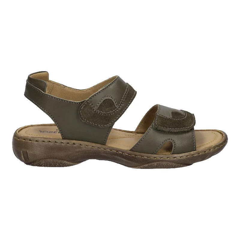 Men's sandals with a removable insole for cleaningJosef Seibel 76444 Debra 930 680 Green