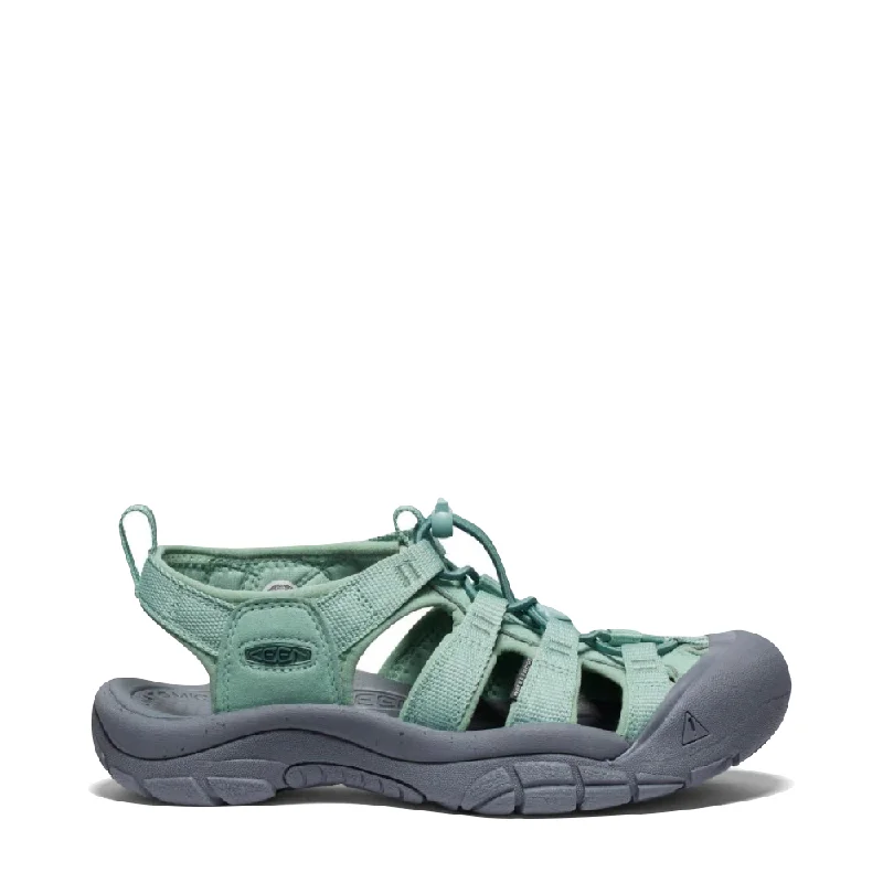 Waterproof men's sandals for water activitiesKEEN Women's Newport H2 Waterproof Sandal in Granite Green