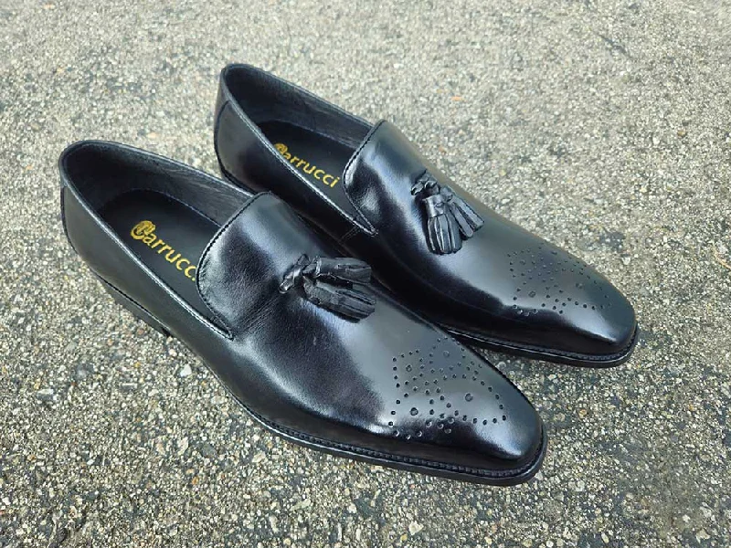 Men's loafers with a flexible sole for easy movementBurnished Wholecut Tassel Loafer