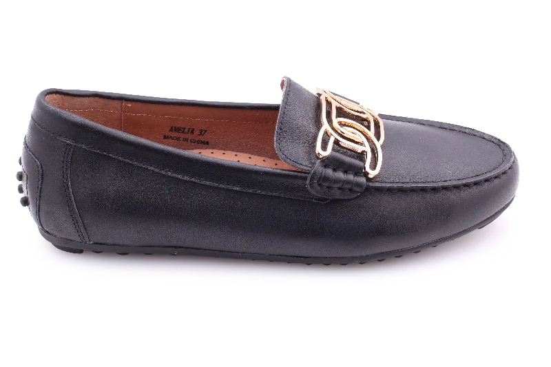 Men's loafers with a low - heeled designLynette&Co Amelia