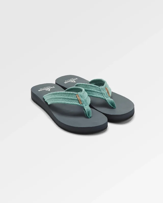 Men's sandals with a perforated leather upper for ventilationMalibu Flip Flop - Pistachio