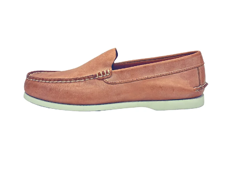 Men's loafers with a leather lining for comfortThe Burnt Oranges Venetian Loafer Shoe