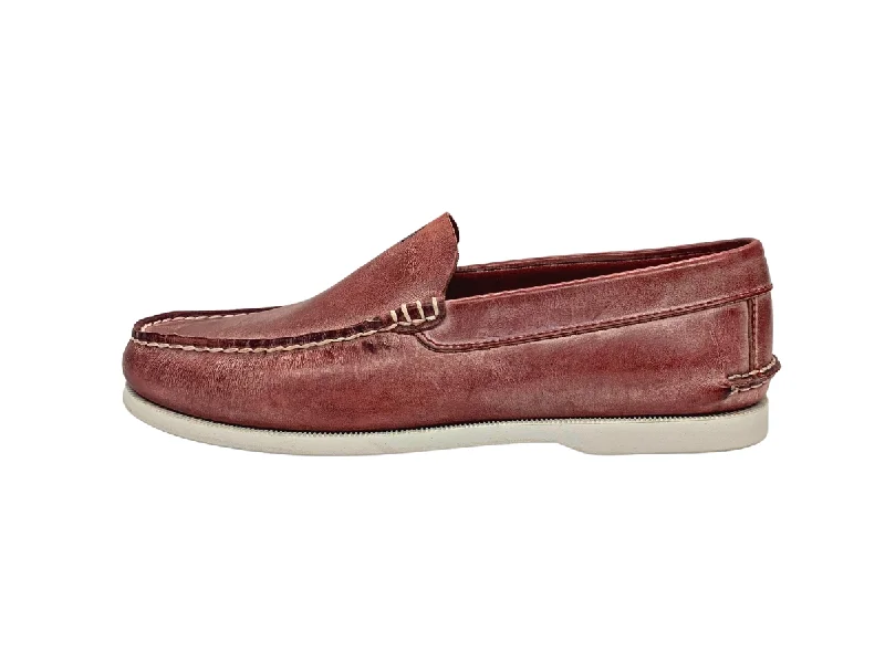 Men's loafers with a removable insole for cleaningThe Crimson Reds Venetian Loafer Shoe