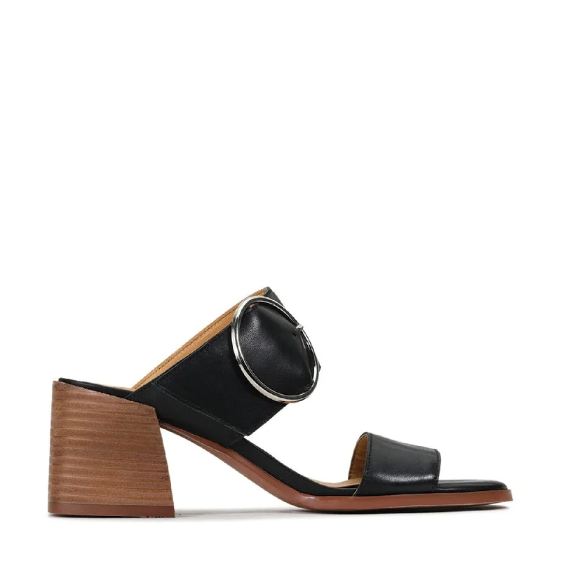 SART LEATHER MULE SANDAL