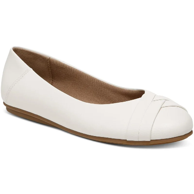 Men's Oxfords with a contrast stitching on the weltStyle & Co. Womens SENNETTE Comfort Insole Manmade Ballet Flats