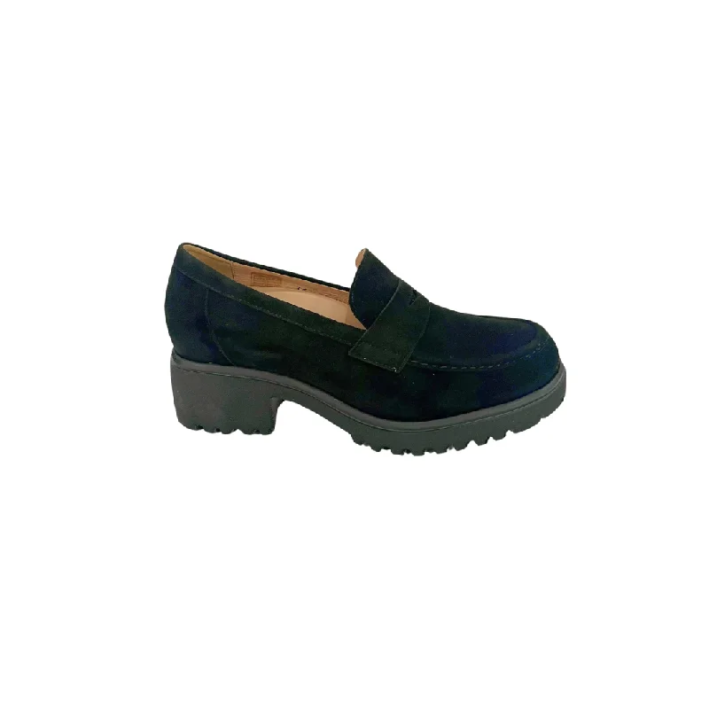 Men's loafers with a cushioned footbedSuede Black