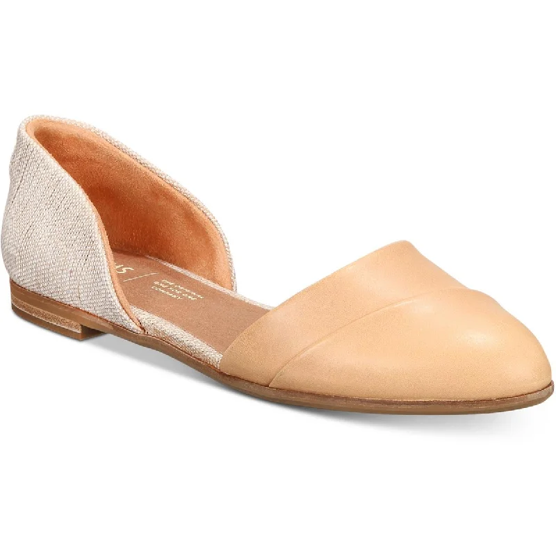 Men's Oxford shoes with a double - buckle strapToms Womens Jutti  Slip On Almond Te D'Orsay