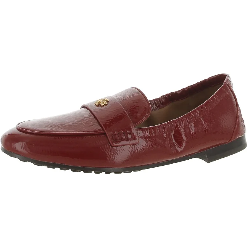 Men's Oxfords with a low - heeled design and a square toeTory Burch Womens Patent Slip-On Ballet Shoes