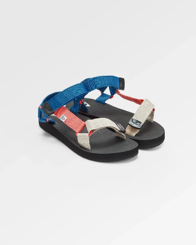 Men's sandals with a perforated leather upper for ventilationVenice Sandal - Blue Steel