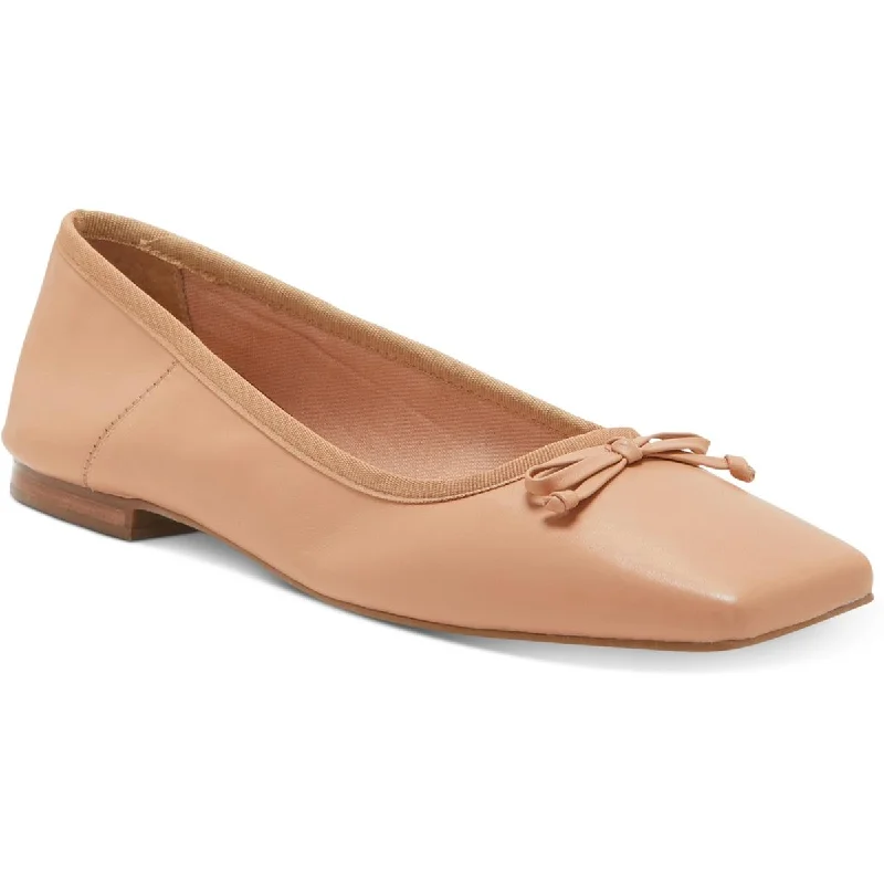 Men's Oxford shoes with a padded insole for all - day comfortVince Camuto Womens ELANNDO Leather Slip On Ballet Flats