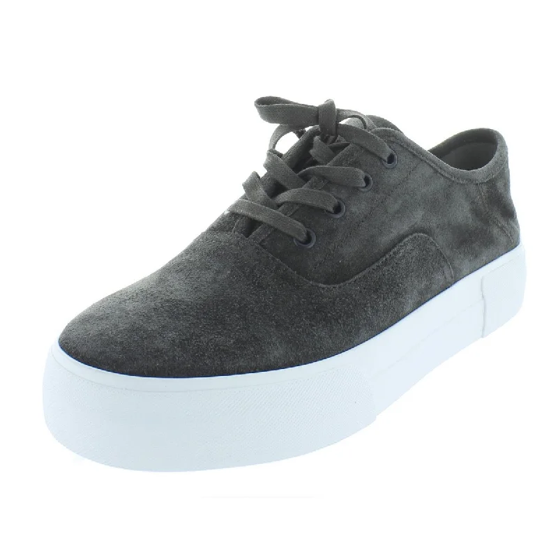 Men's Oxford shoes with a buckle closure and a pointed toeVince Womens Copley Suede Flatform Casual Shoes