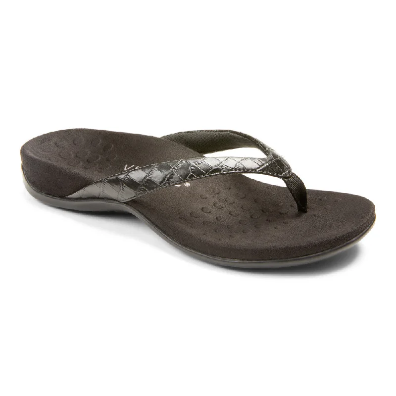 Men's sandals with a perforated leather upper for ventilationVionic Dillon Toe Post Sandal