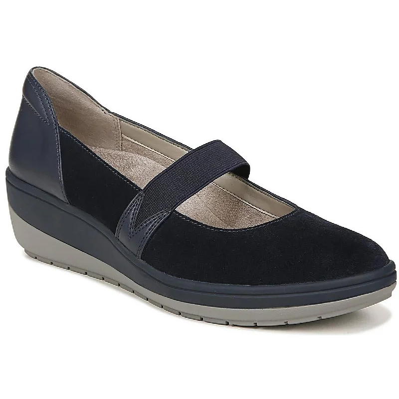 Men's Oxfords with a classic silhouette and a high - shine finishVionic Womens Juide Suede Slip-On Mary Janes