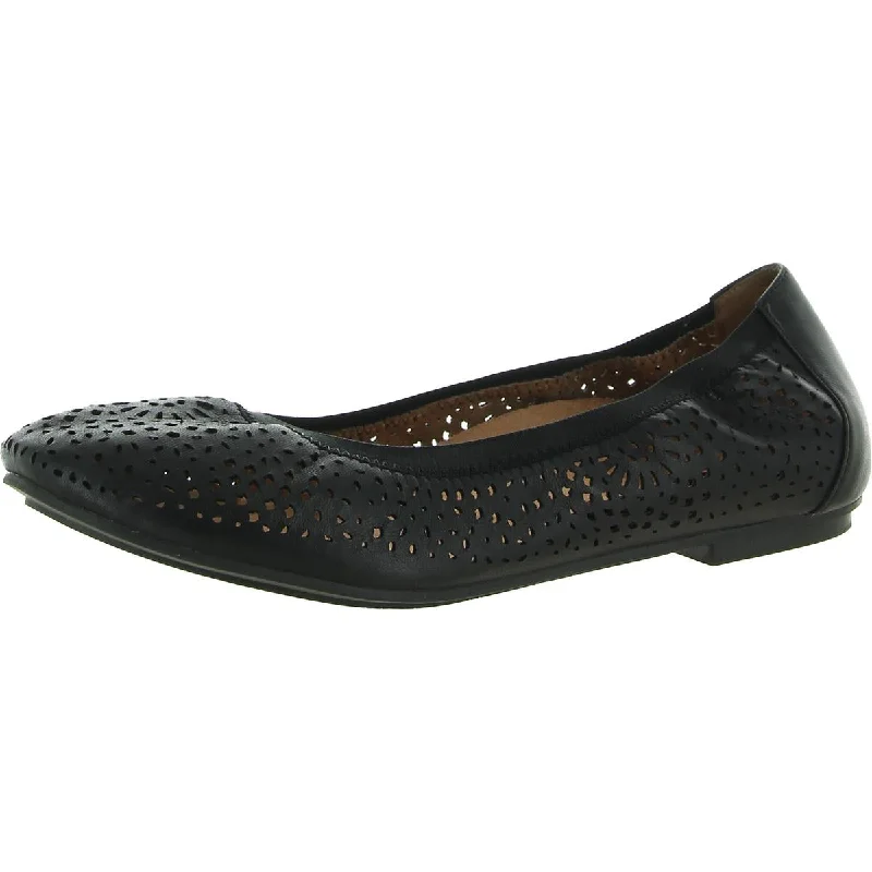 Men's Oxford shoes with a wingtip design and leather soleVionic Womens Robyn  Leather Ballet Flats