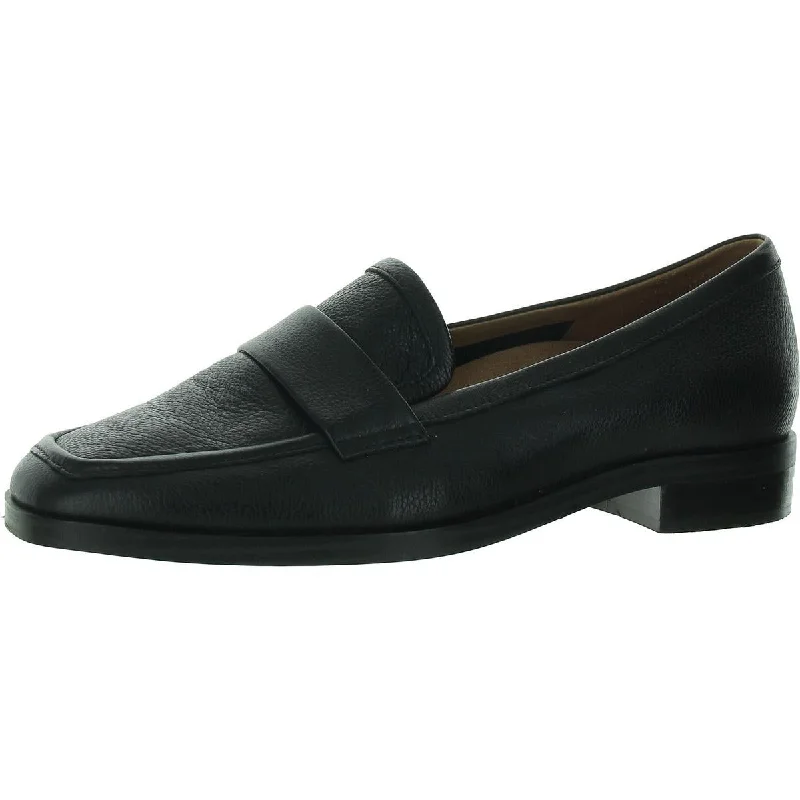 Men's Oxford shoes with a padded insole for all - day comfortVionic Womens Sellah II Leather Square Toe Loafers