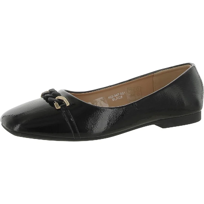 Men's Oxford shoes with a shock - absorbing insole and a leather liningVOI & NOI Womens Faux Leather Slip On Ballet Flats