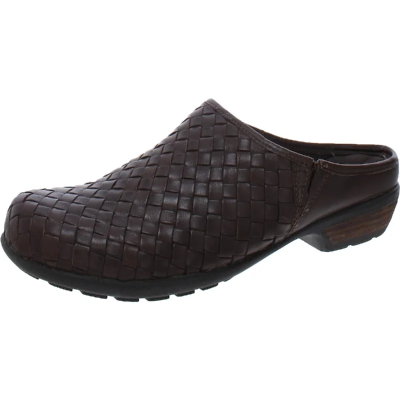 Men's Oxford shoes with a double - buckle strapWalking Cradles Womens Emerson Leather Slip On Clogs