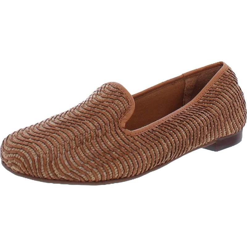 Men's Oxfords with a low - heeled design and a square toeWalking Cradles Womens Foster Woven Slip On Loafers