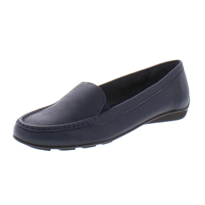 Men's leather Oxford shoes with a plain toeWalking Cradles Womens Mick Leather Slip On Moccasins