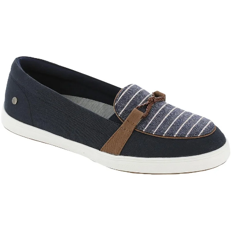 Men's Oxford shoes with a polished leather finishWanderlust Womens London Knot Canvas Slip On Boat Shoes