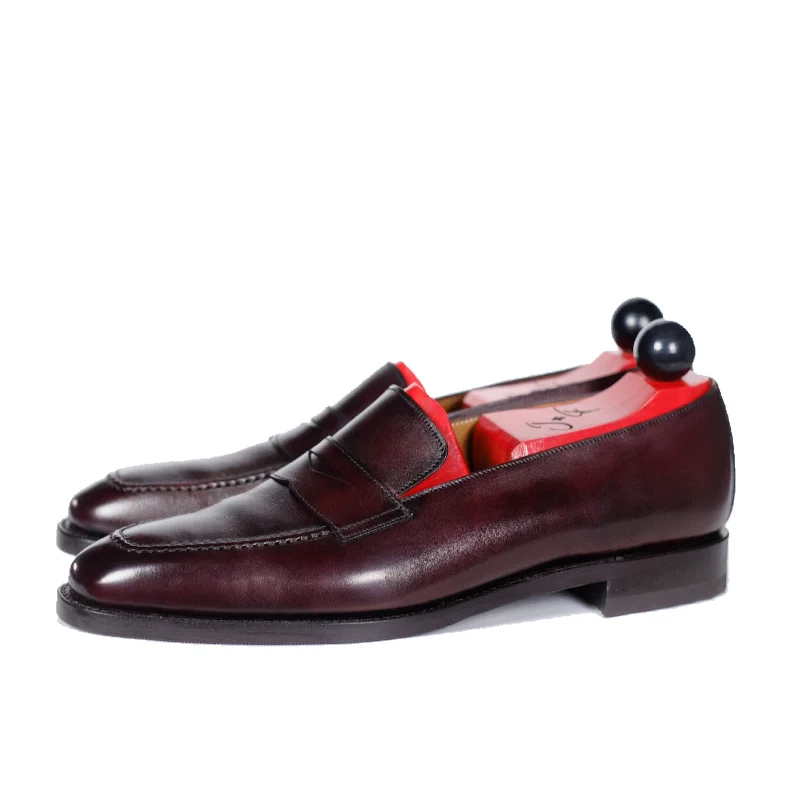 Men's loafers with a memory foam insoleWashington - Sangria Calf