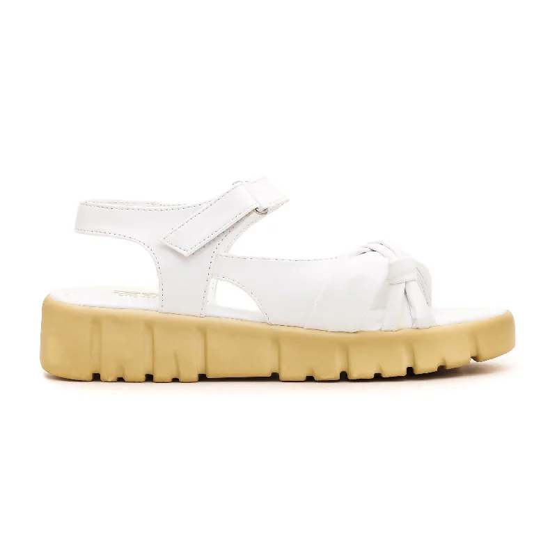 Men's sandals with a removable insole for cleaningWhite Formal Sandal FR4915