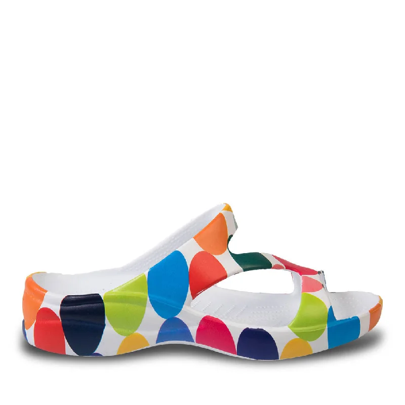 Men's sandals with a cushioned footbedWomen's Loudmouth Z Sandals - Disco Balls