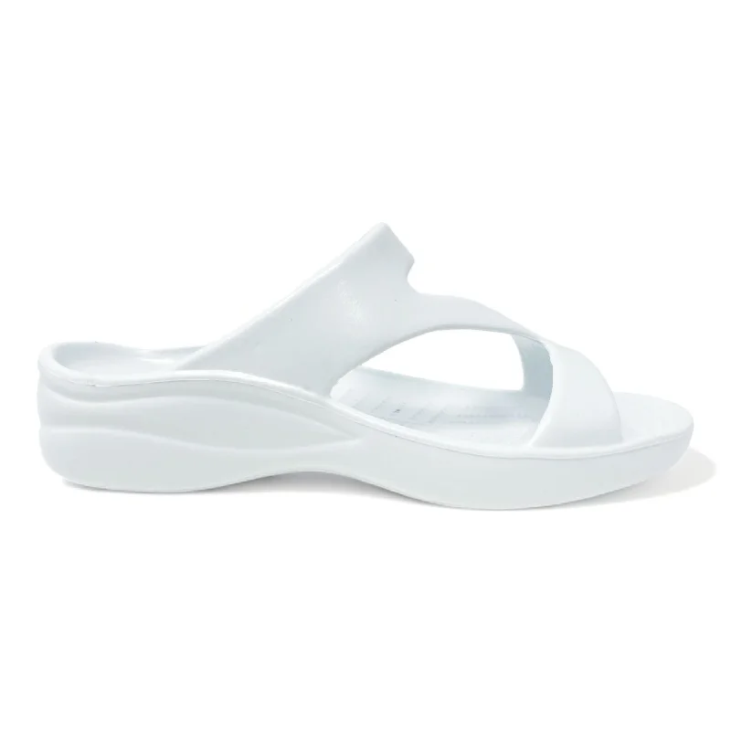 Men's sandals with a wide strap for supportWomen's Z Sandals - White