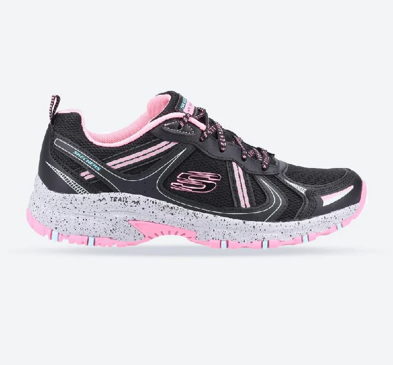 Retro - Style Women's Sneakers in Pastel Colors for a Nostalgic and Fashionable VibeWomen's Wide Fit Skechers 149820  Hillcrest Vast Adventure Sneakers - Black/Hot Pink