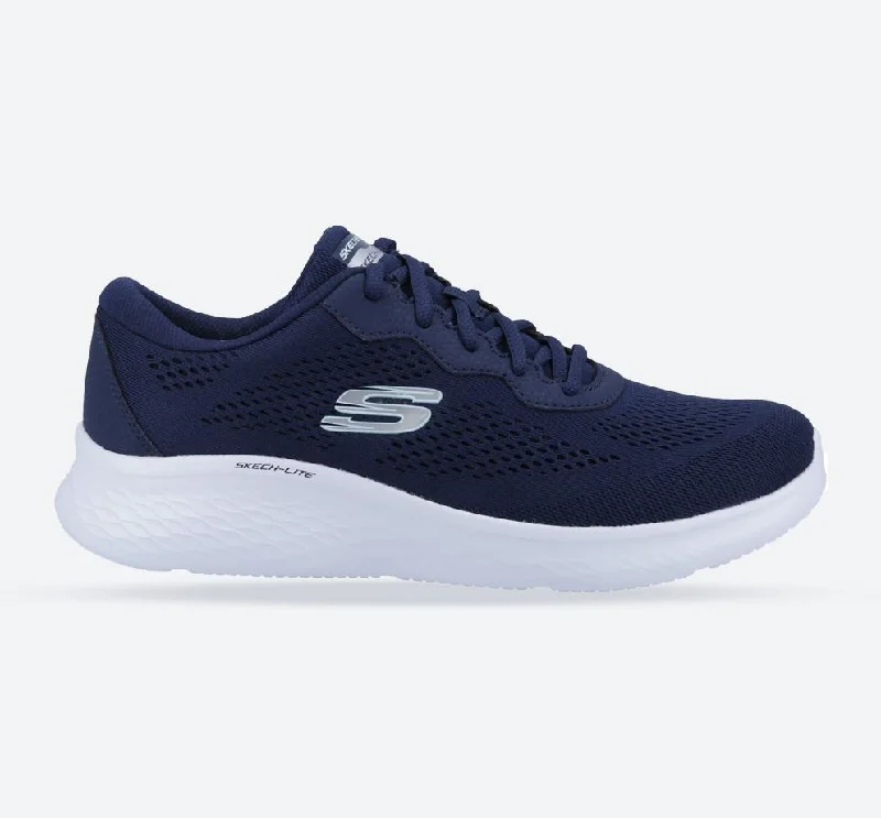 Sparkly Rhinestone - Embellished Women's Sneakers for a Glamorous and Eye - Catching LookWomen's Wide Fit Skechers 149991 Skech Lite Pro Perfect Time Sneakers - Navy