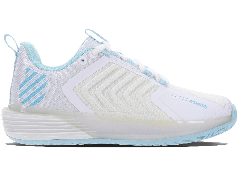 Women's narrow - width tennis shoes for a snug feel96988-175-M | ULTRASHOT 3 | WHITE/BLUE GLOW