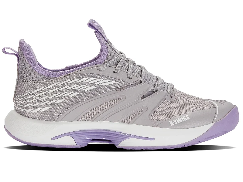 Women's adjustable - lace tennis shoes for a customized fit97392-021-M | SPEEDTRAC | RAINDROPS /WHITE/PURPLE ROSE