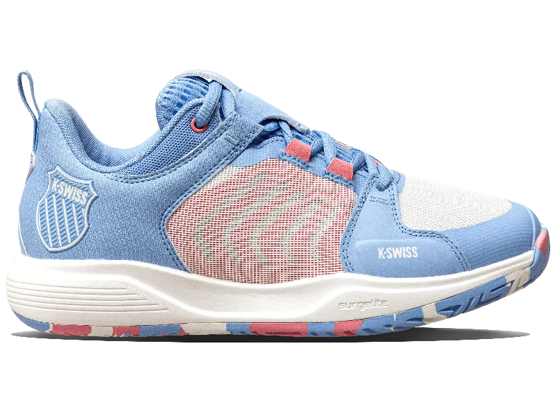 Women's tennis shoes with a flexible outsole for quick direction changes97395-416-M | ULTRASHOT TEAM | OPEN AIR/BRIGHT WHITE/STRAWBERRY ICE