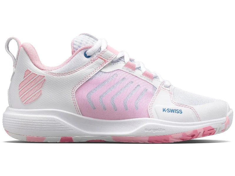 Women's tennis shoes with a camo pattern for an edgy style97395-922-M | ULTRASHOT TEAM | WHITE/ORCHID PINK/STAR SAPPHIRE