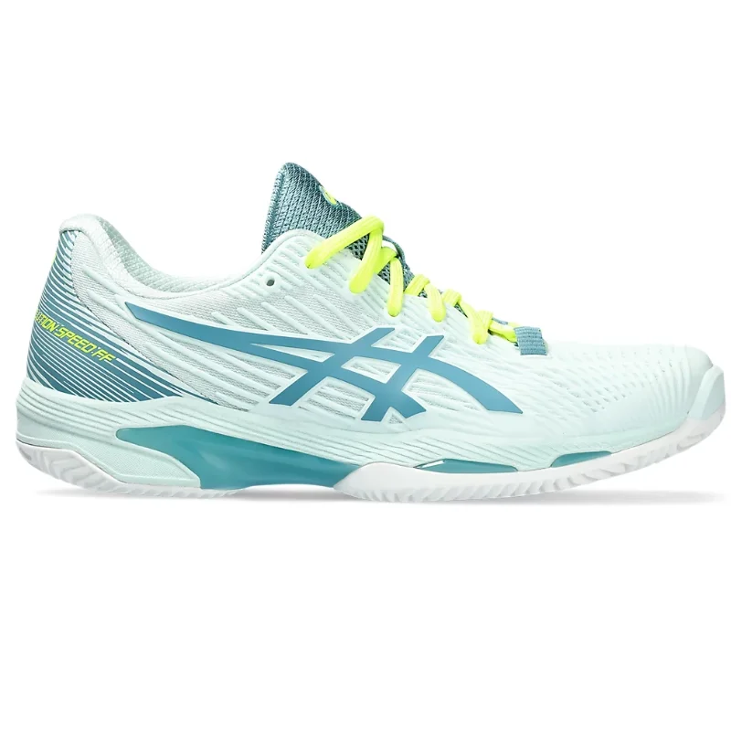 Women's Velcro - strap tennis shoes for easy on and offAsics Solution Speed FF 2 Clay Women's Tennis Shoes - Soothing Sea/Gris Blue