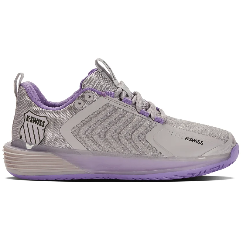 Women's flexible synthetic tennis shoes for agile movementK Swiss Ultrashot 3 Women Tennis Shoes  - Rain/Purple/Moonless